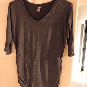 Gray Tunic w/ruching
